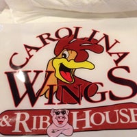Photo taken at Carolina Wings &amp;amp; Rib House by Chuck L. on 11/25/2013
