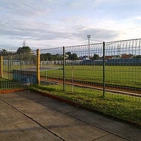 Photo taken at Stadion Bea Cukai Rawamangun by Marini S. on 1/4/2014