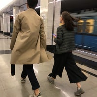 Photo taken at metro Spartak by Liza T. on 7/19/2019