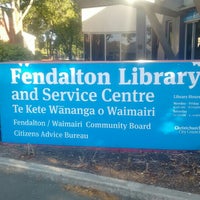 Photo taken at Fendalton Library &amp;amp; Service Centre by Nanda Gopal on 2/14/2016