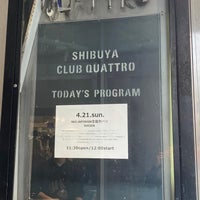 Photo taken at Shibuya CLUB QUATTRO by すえぞ。 た. on 4/21/2024