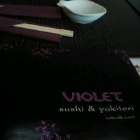 Photo taken at Violet Sushi by Łukasz G. on 11/9/2012