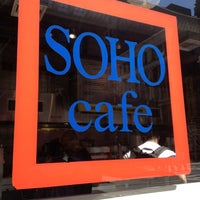 Photo taken at Soho Café by Erik P. on 10/1/2012