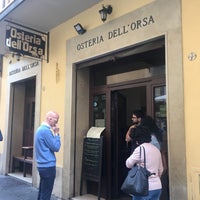 Photo taken at Osteria dell&amp;#39;Orsa by Bahar T. on 4/30/2018