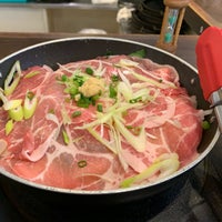 Photo taken at 肉屋の正直な食堂 神田神保町店 by Overnitary L. on 3/10/2019