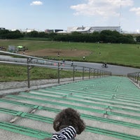 Photo taken at 荒川野球場 by Happyone B. on 6/2/2018