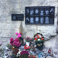 Photo taken at Мемориал погибшим от схода ледника Колка by Katrin P. on 10/9/2020