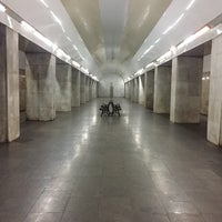 Photo taken at Marshal Baghramyan Metro Station | Մարշալ Բաղրամյան մետրոյի կայարան by Katrin P. on 2/26/2017