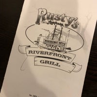 Photo taken at Rusty&amp;#39;s Riverfront Grill by J michael S. on 8/14/2018