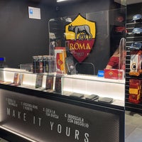 Photo taken at AS Roma Store by AT on 5/11/2023