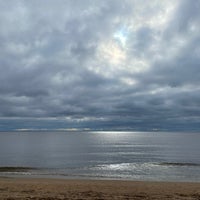Photo taken at пляж в Зеленогорске by Fyodor on 9/26/2021
