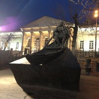Photo taken at Памятник Михаилу Шолохову by Юлия К. on 4/14/2013