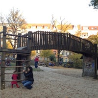 Photo taken at Spielplatz Forckenbeckplatz by Rolf G. on 10/21/2012