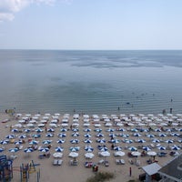 Photo taken at Nona Beach Hotel Albena by Asen G. on 7/13/2013