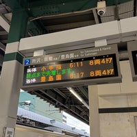 Photo taken at Platforms 1-2 by なばちゃん on 3/23/2024