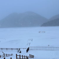 Photo taken at Lake Shikaribetsu by なばちゃん on 12/28/2022