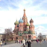Photo taken at St. Basil&amp;#39;s Cathedral by Дмитрий Н. on 4/30/2013