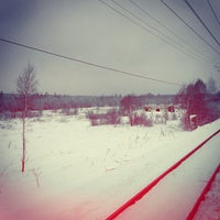 Photo taken at Платформа 75 км by Дмитрий Н. on 3/1/2013