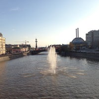 Photo taken at Лужков мост by Дмитрий Н. on 4/30/2013