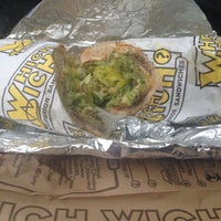 Photo taken at Which Wich Superior Sandwiches by Jill K. on 5/28/2014
