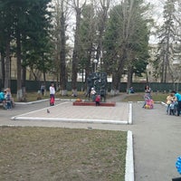 Photo taken at Учительский сквер by Alexander N. on 5/3/2014