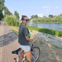 Photo taken at Русанівський канал by Nadiia M. on 7/25/2021
