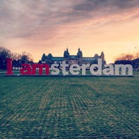 Photo taken at Museumplein by Emily S. on 4/15/2013