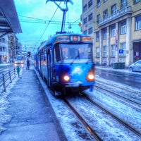 Photo taken at Tramvajska stanica Šubićeva by Stephan B. on 1/25/2014