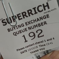 Photo taken at Super Rich Money Exchange by Mamalade G. on 10/10/2018