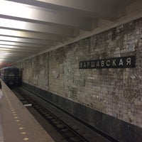 Photo taken at metro Varshavskaya by Михаил Е. on 10/25/2019