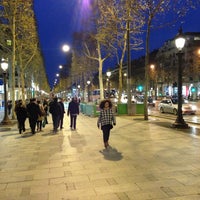 Photo taken at Avenue des Champs-Élysées by Gleb on 4/18/2013