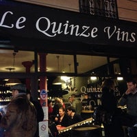 Photo taken at Quinze Vins by Florence L. on 1/31/2014