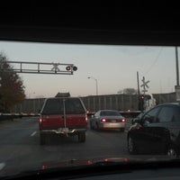 Photo taken at Railroad Crossing - New York &amp;amp; Pine by Michael B. on 11/17/2012