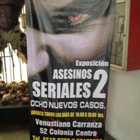 Photo taken at Exposición Asesinos Seriales by Droguin F. on 6/19/2014