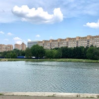 Photo taken at Воробьёвский пруд by Александр Н. on 6/27/2021