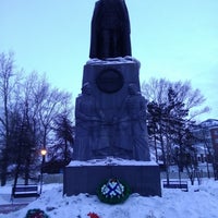 Photo taken at Памятник адмиралу Колчаку by Vladimir K. on 2/12/2018