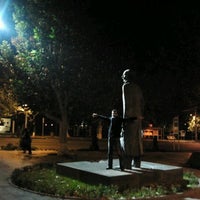 Photo taken at William Saroyan Statue by Gev P. on 12/11/2012