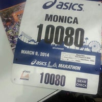 Photo taken at LA Marathon Expo by Monica on 3/8/2014