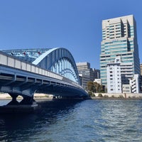 Photo taken at Eitai Bridge by Akira H. on 3/18/2024