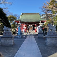 Photo taken at 当代島稲荷神社 by Akira H. on 1/25/2023