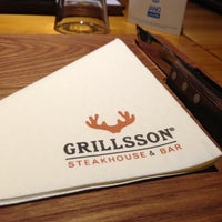 Photo taken at Grillsson Steakhouse &amp;amp; Bar by Anssi N. on 4/26/2013