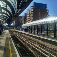 Photo taken at Devons Road DLR Station by Tereza B. on 9/22/2017
