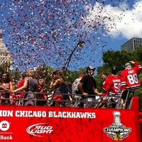Photo taken at 2013 Chicago Blackhawks Stanley Cup Championship Rally by Brian P. on 6/28/2013