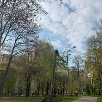 Photo taken at Literaturnyi Square by Anna on 4/21/2019