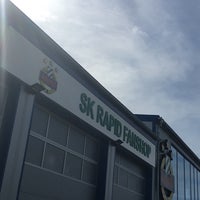 Photo taken at SK Rapid Wien - Fanshop by Markus P. on 8/18/2017