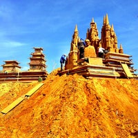 Photo taken at Zandsculpturen Blankenberge by Bernd F. on 6/6/2013