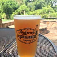 Photo taken at Andrews Brewing Company by Carrie B. on 8/20/2018