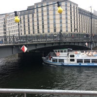 Photo taken at Weidendammer Brücke by Nicolas R. on 4/15/2022