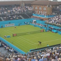 Photo taken at Queens Club Centre Court by Filip R. on 6/19/2019