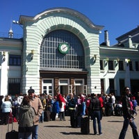 Photo taken at Belorussky Rail Terminal by Lilu X. on 4/29/2013